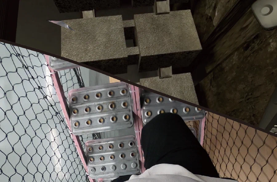 Impossible Staircase: Vertically Real Walking in an Infinite Virtual Tower