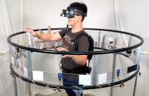 Haptic-go-round: A Surrounding Platform for Encounter-type Haptics in Virtual Reality Experiences